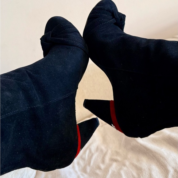 CNC Costume National Black and Red Accents Ankle Boots EU 40 US 9 - Picture 5 of 15